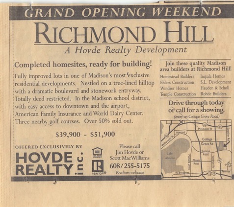 Richmond Hill Article